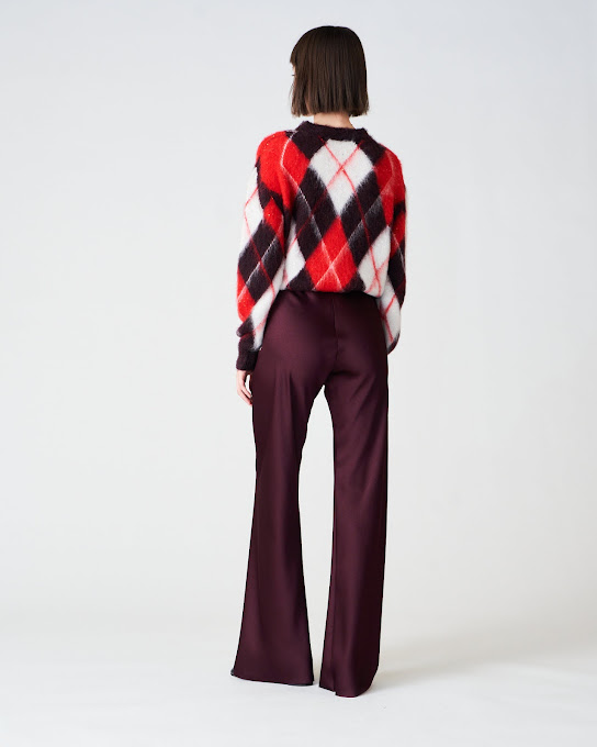 Suoli Pantalone C/profilo In Velluto