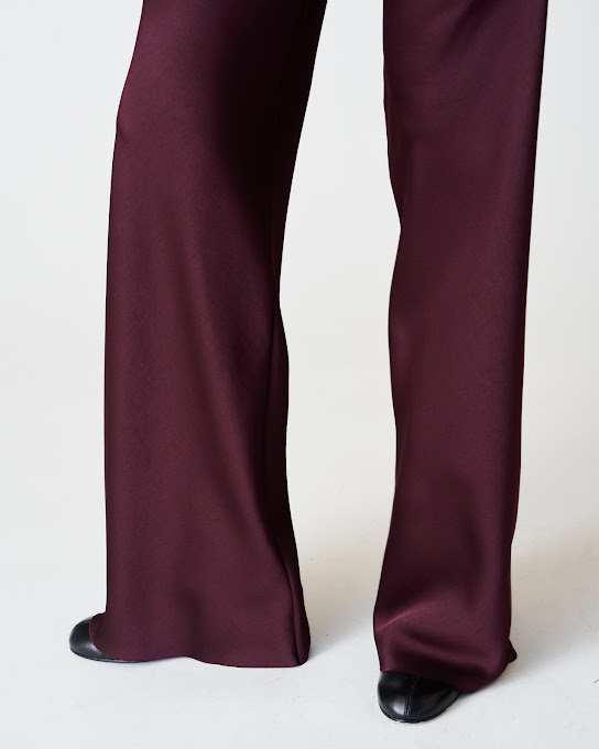 Suoli Pantalone C/profilo In Velluto