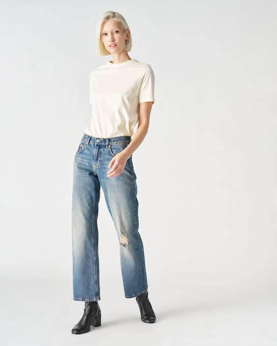 Suoli Pantalone Denim Low Rise Zoe