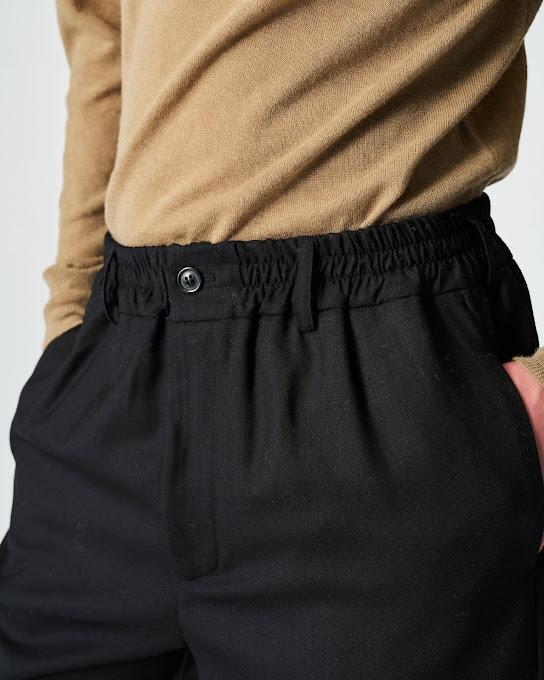 Suoli Pantalone Pura Lana Elastico