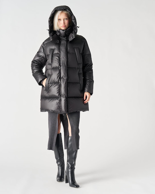 Suoli Piumino Cappuccio Interno Piuma