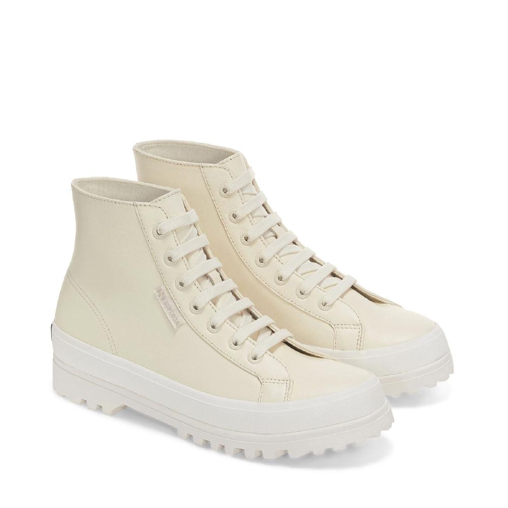 Superga 2341 ALPINA NAPPABEIGE NATURAL TOTAL-MATTE-F AVORIO