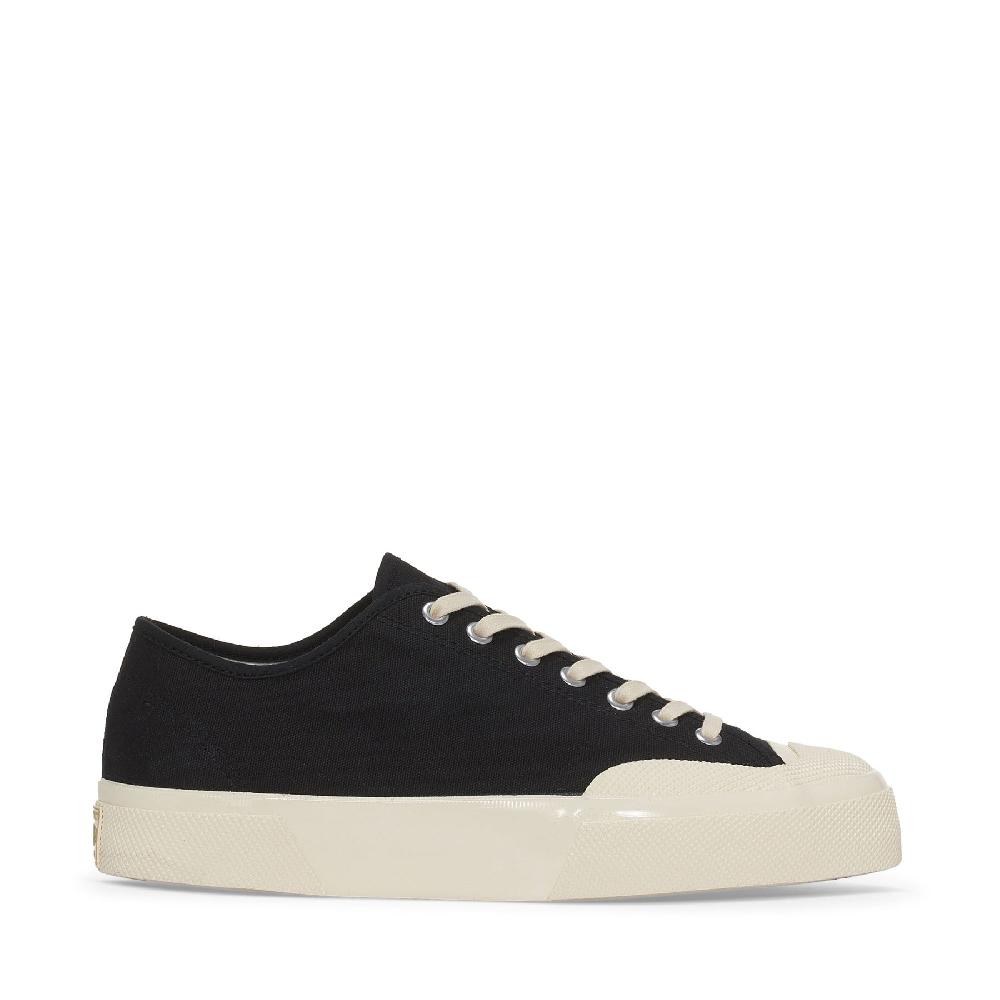 Superga 2432 WORKS LOW CUT COTTON CANVASBLACK-OFF WHITE