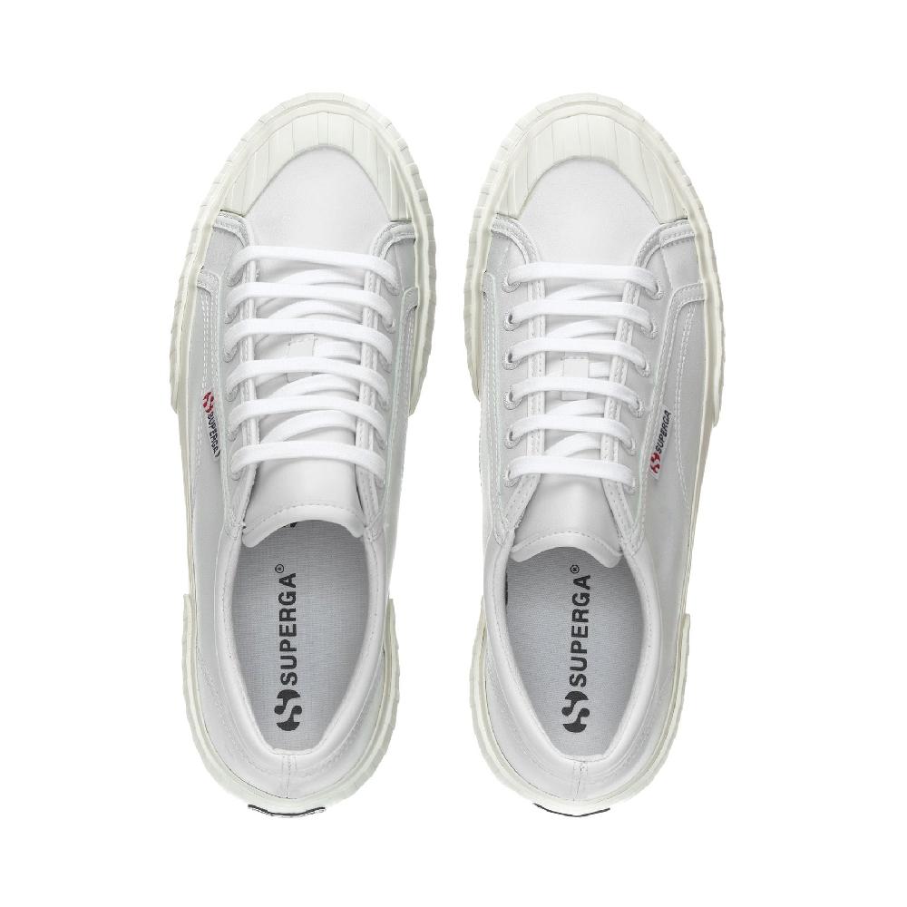 Superga 2631 STRIPE PLATFORM VEGAN MATERIALOPTICAL WHITE-FAVORIO