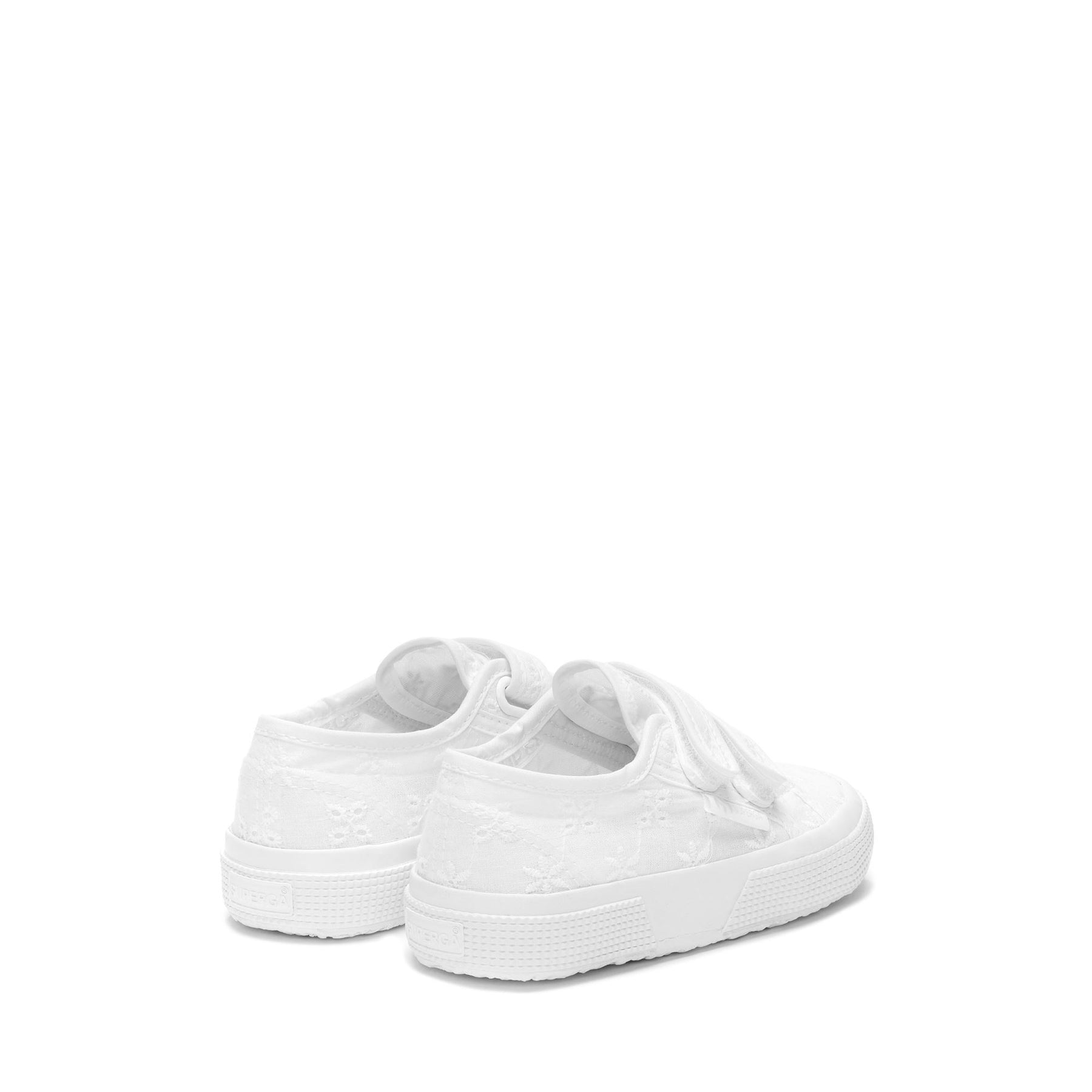 Superga 2750 KIDS STRAPS FLOWER SANGALLOTOTAL WHITE