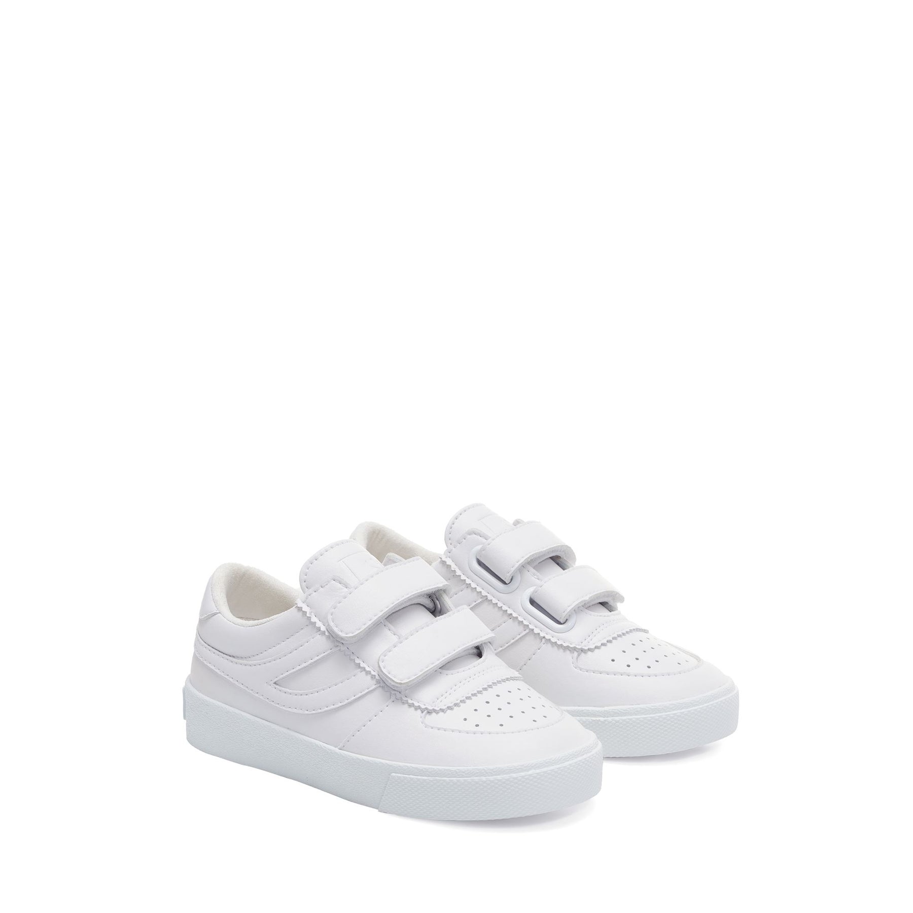 Superga 2846 KIDS SEATTLE STRAPS VEGAN MATERIALTOTAL WHITE