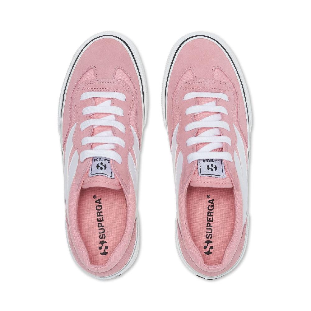 Superga 3041 REVOLLEY COLORBLOCK PLATFORMPINK-WHITE