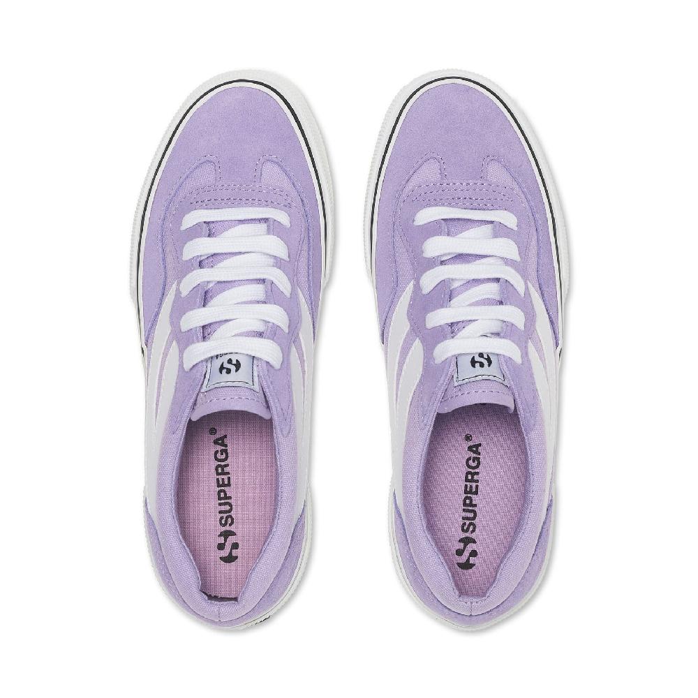 Superga 3041 REVOLLEY COLORBLOCK PLATFORMVIOLET LILLA-WHITE