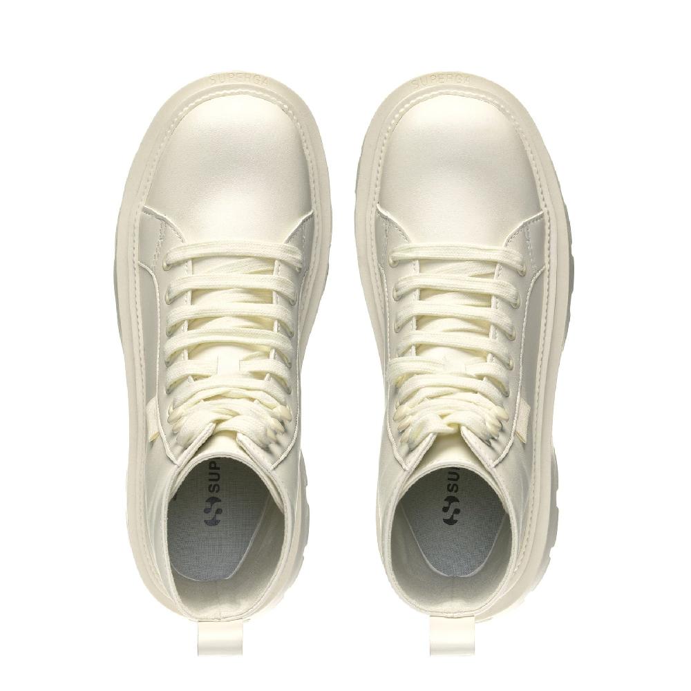 Superga 3051 ALPINA APEX HIGH VEGAN MATERIALTOTAL BEIGE NATURAL