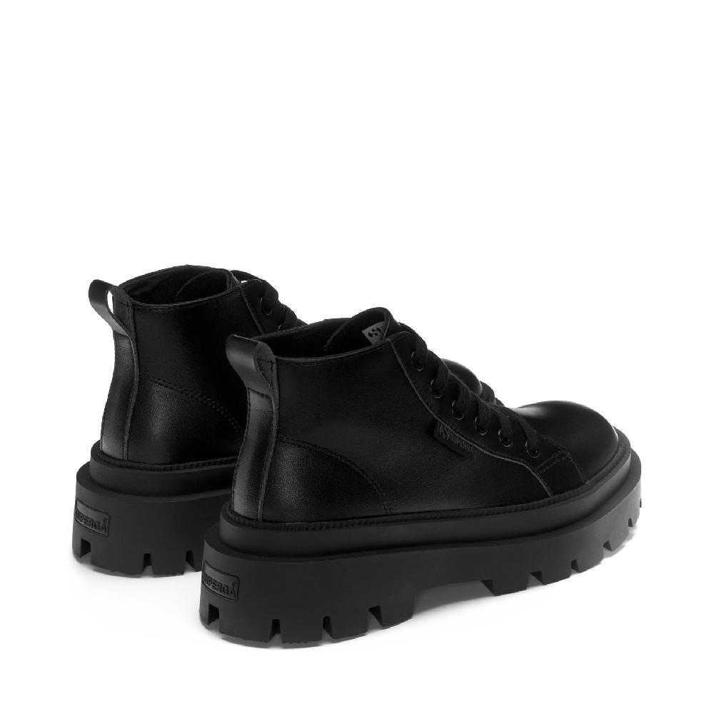 Superga 3052 ALPINA APEX MID VEGAN MATERIALTOTAL BLACK