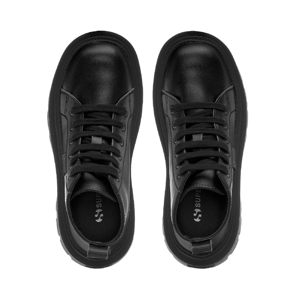 Superga 3052 ALPINA APEX MID VEGAN MATERIALTOTAL BLACK