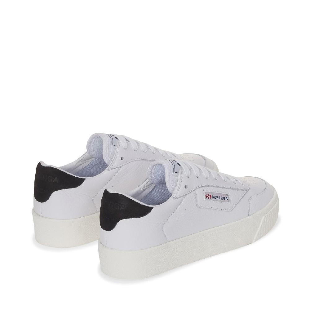 Superga 3854 COURT PLATFORMWHITE-BRISTOL BLACK-FAVORIO