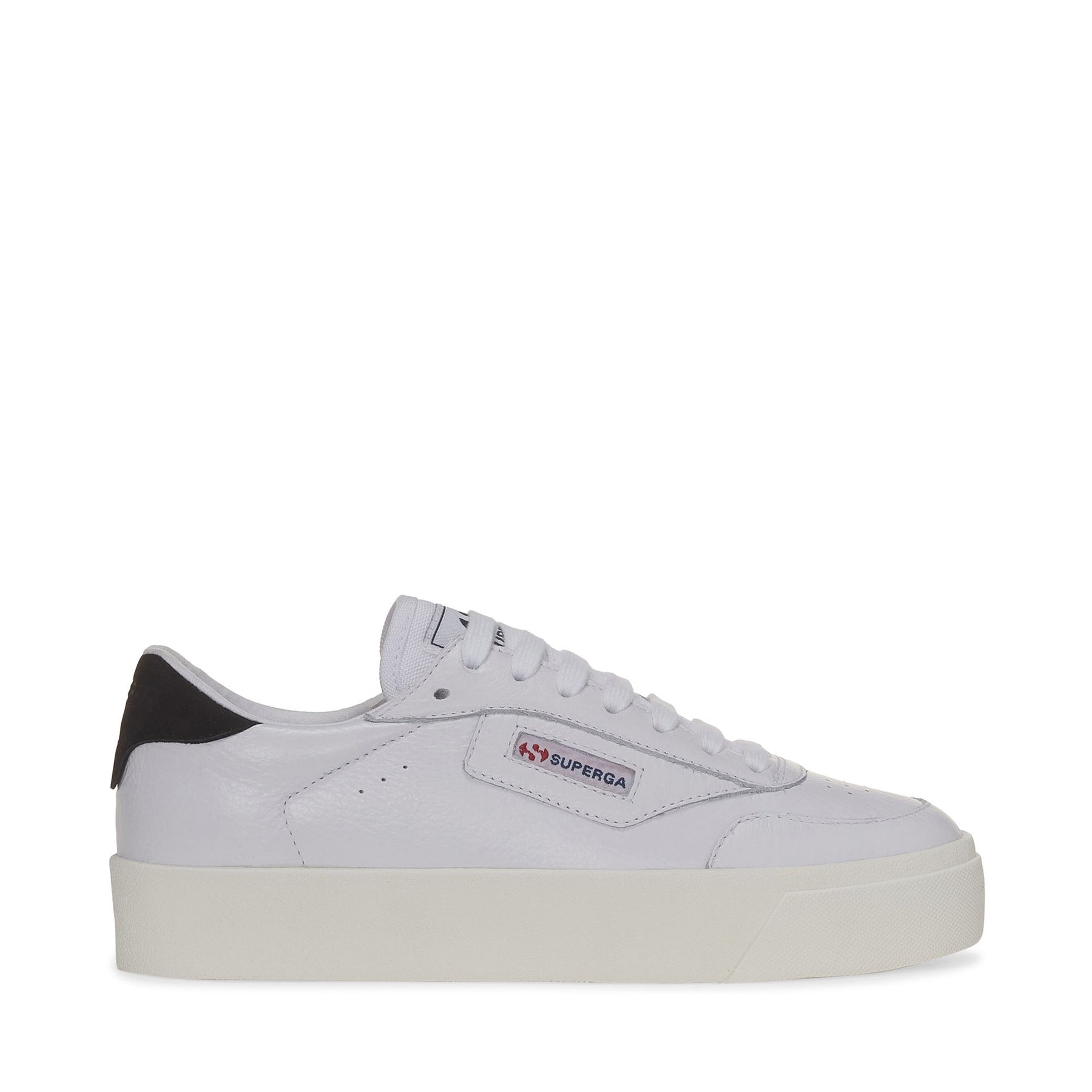 Superga 3854 COURT PLATFORMWHITE-BRISTOL BLACK-FAVORIO