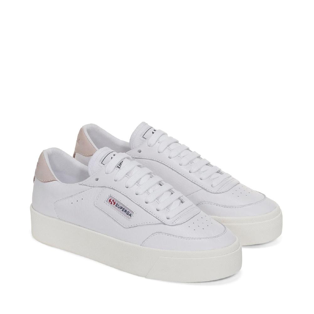 Superga 3854 COURT PLATFORMWHITE-VIOLET HUSHED-FAVORIO
