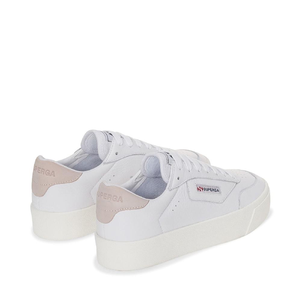 Superga 3854 COURT PLATFORMWHITE-VIOLET HUSHED-FAVORIO
