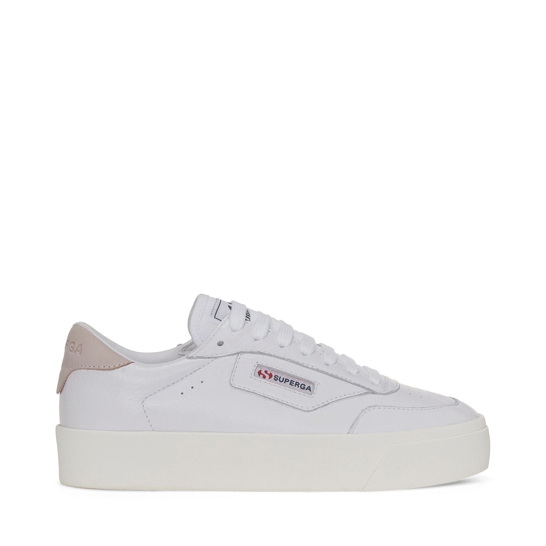 Superga 3854 COURT PLATFORMWHITE-VIOLET HUSHED-FAVORIO