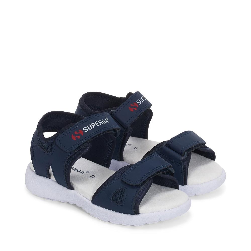 Superga 3999 KIDS SYNTHETIC MATERIALBLUE NAVY-WHITE