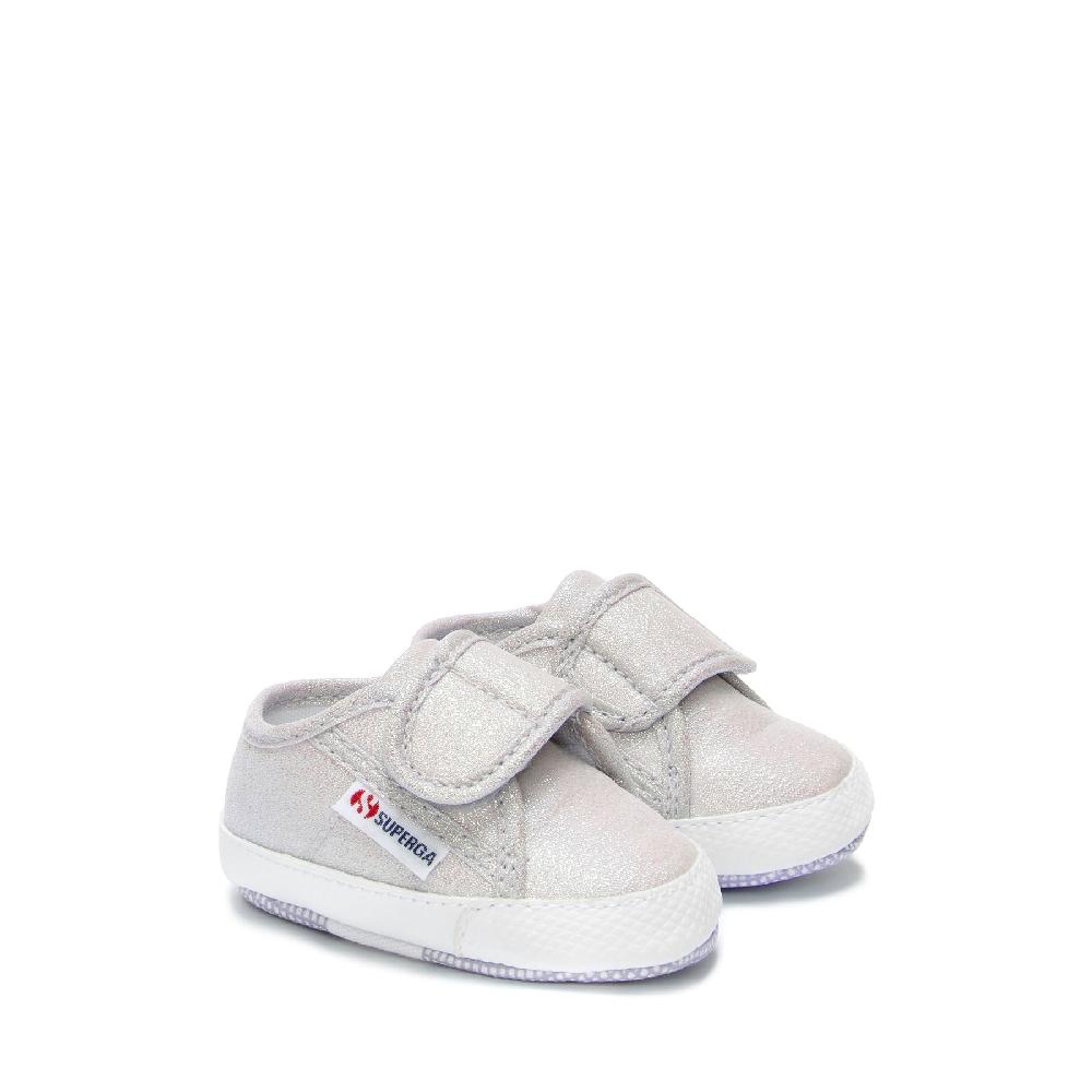 Superga 4006 BABY STRAP LAMEPASTEL LILLA IRIDESCENT