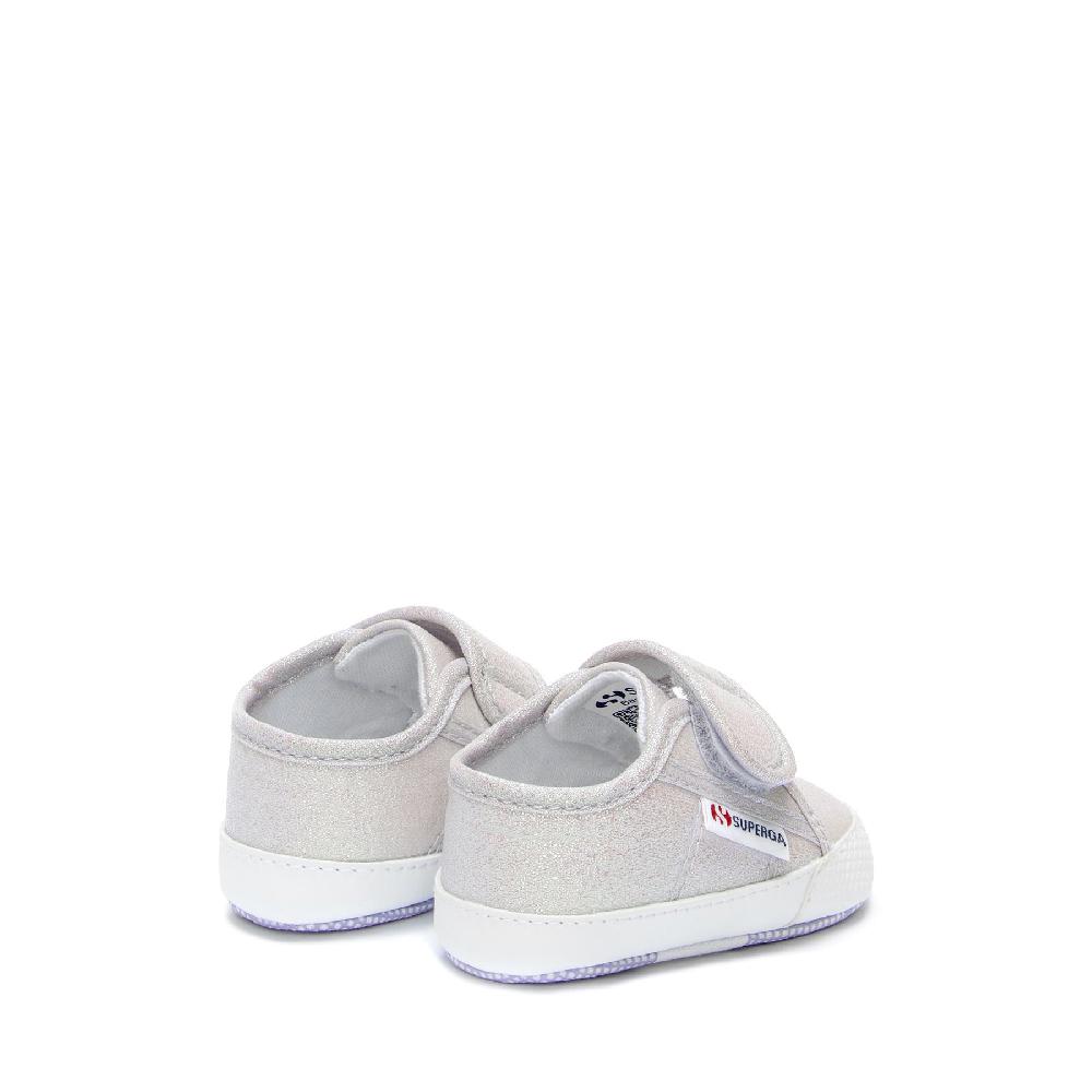 Superga 4006 BABY STRAP LAMEPASTEL LILLA IRIDESCENT