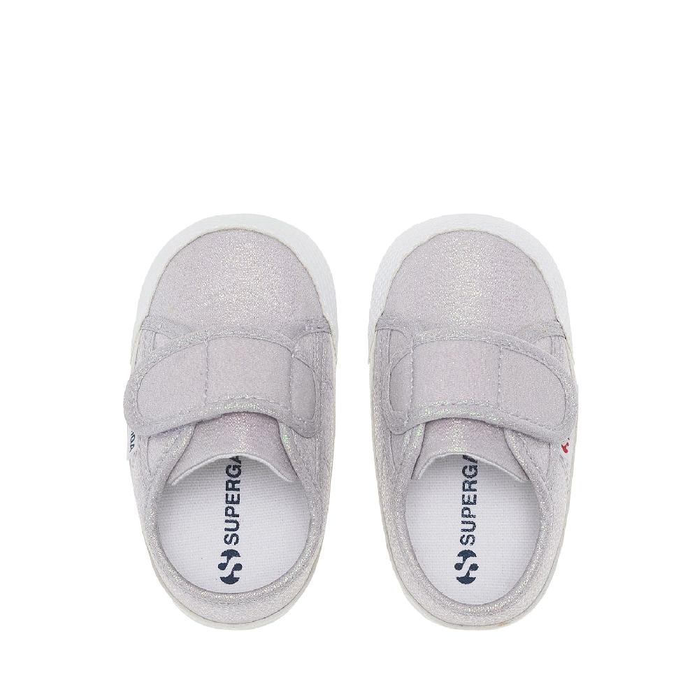 Superga 4006 BABY STRAP LAMEPASTEL LILLA IRIDESCENT