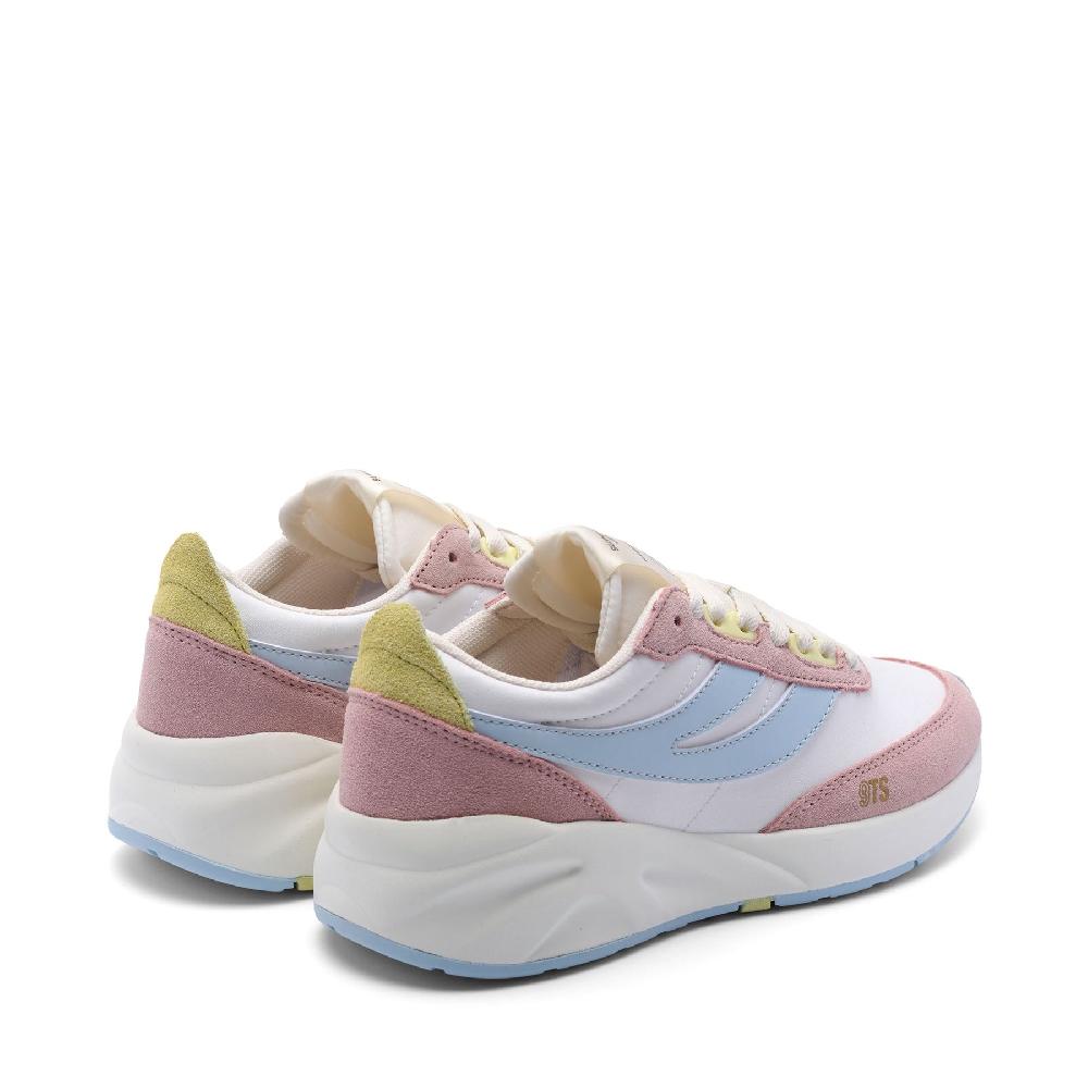 Superga 4089 TRAINING 9TS SLIMPINK ISH-GREY LILLA-SUNNY LIME-WHITE AVORIO