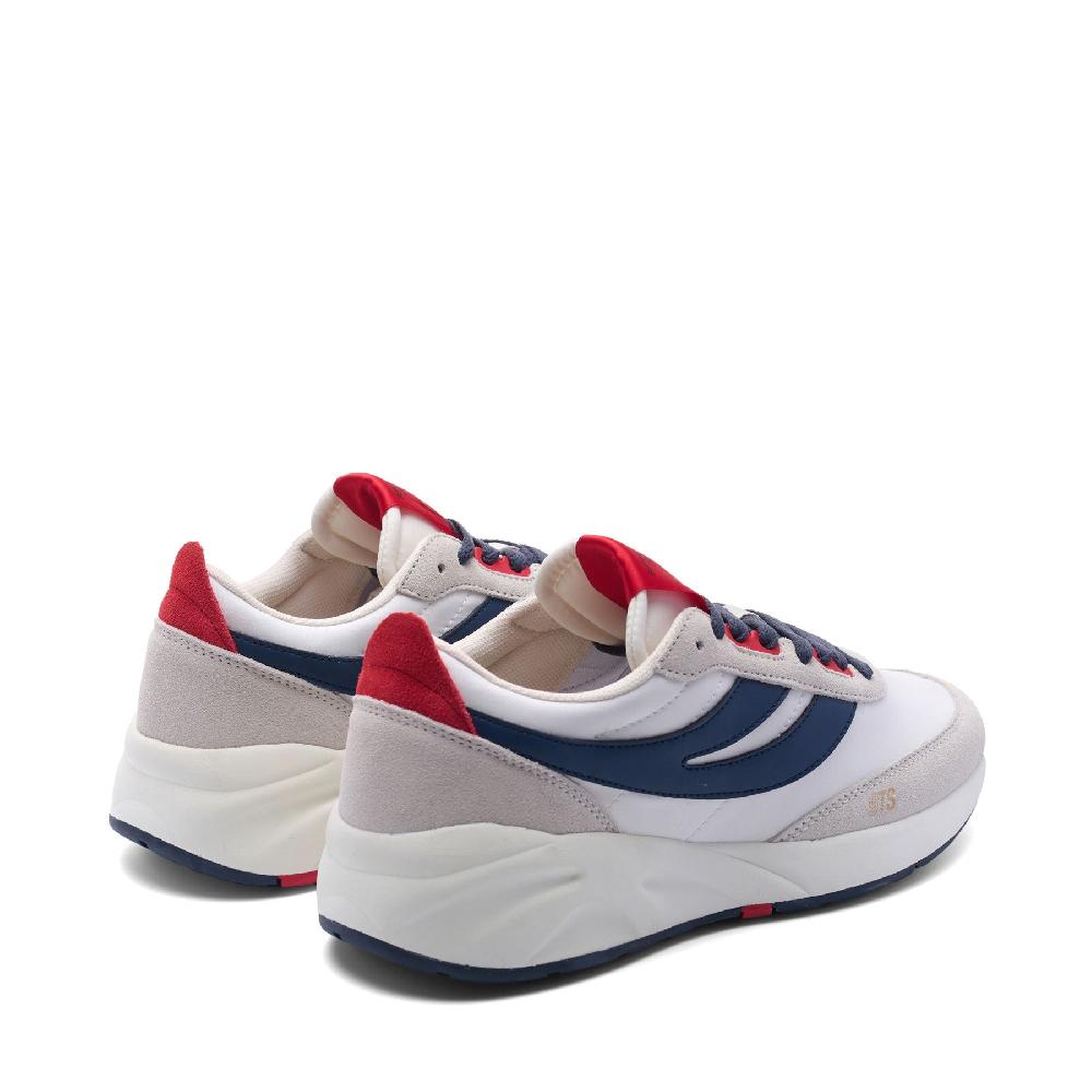 Superga 4089 TRAINING 9TS SLIMWHITE AVORIO-NAVY-RED