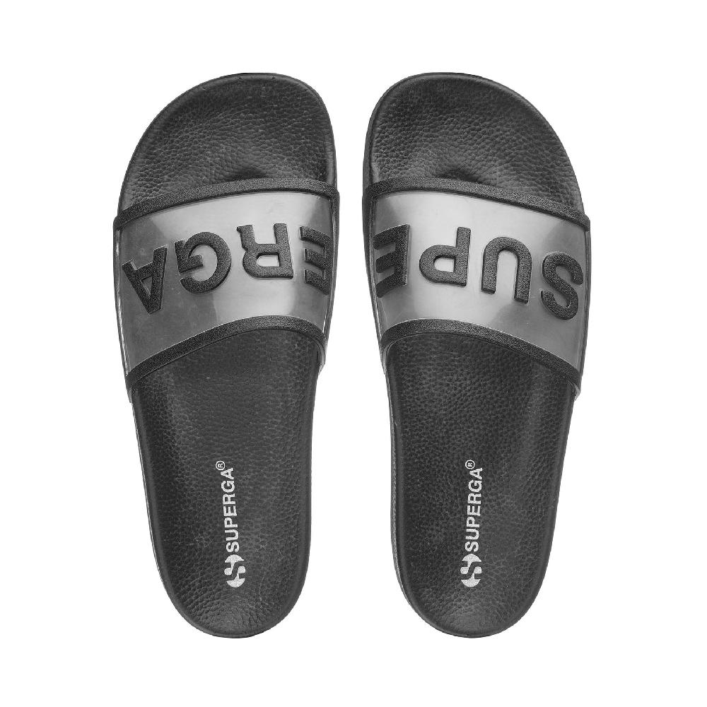 Superga 1908 SLIDES CLEAR IDENTITYBLACK