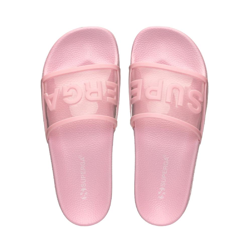 Superga 1908 SLIDES CLEAR IDENTITYPINK TICKLED