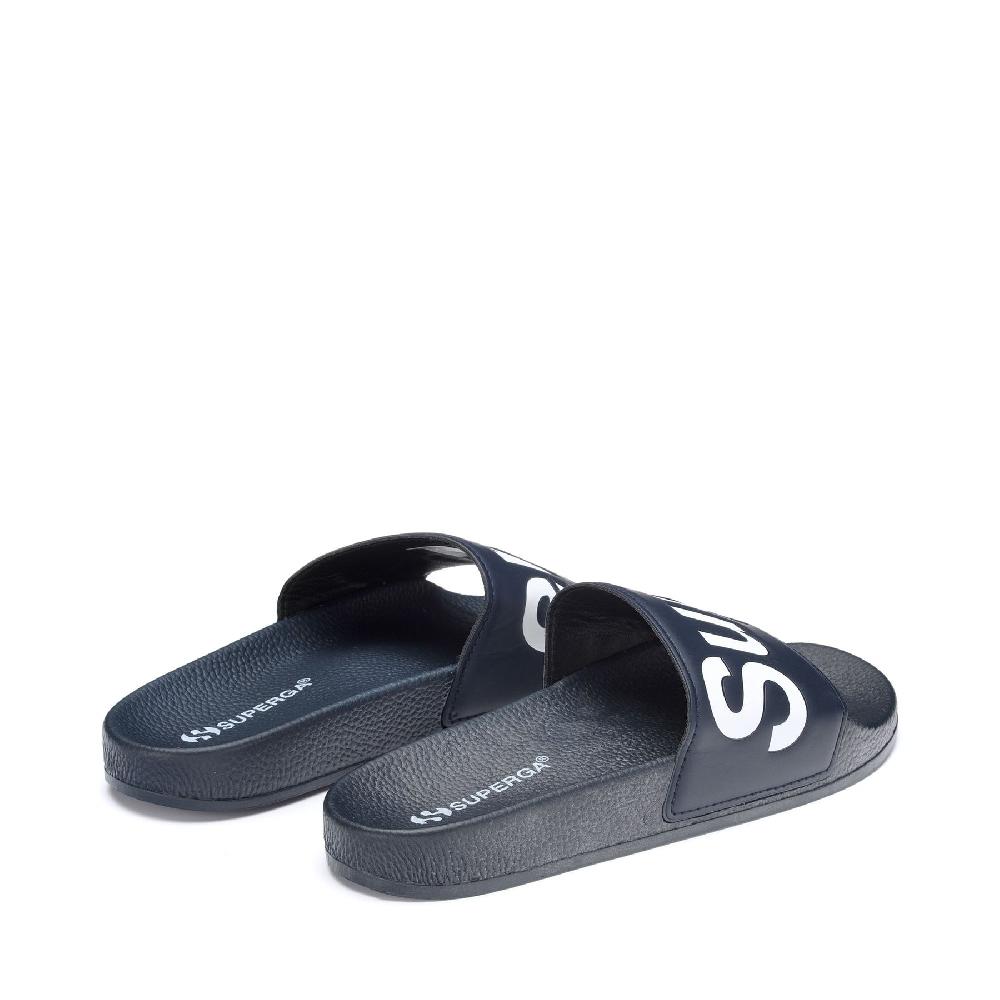 Superga 1908 SLIDES POLYSOFTBLUE NAVY-WHITE
