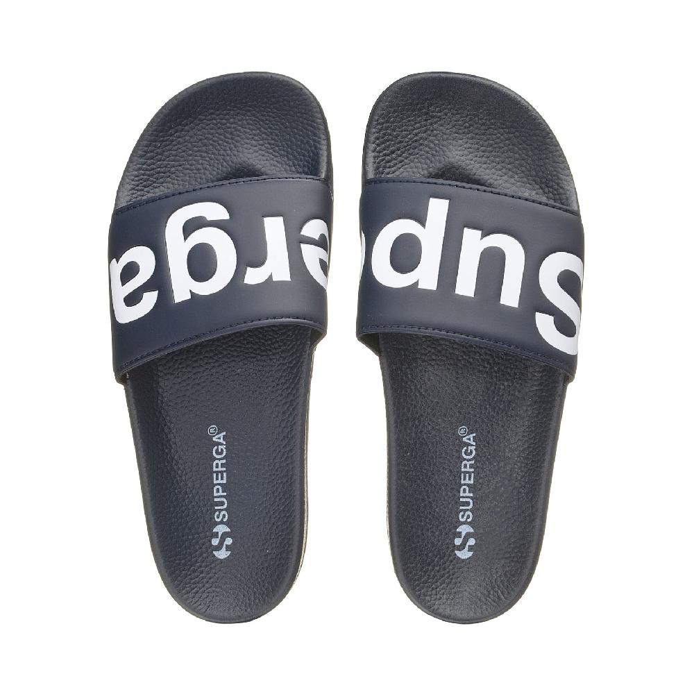 Superga 1908 SLIDES POLYSOFTBLUE NAVY-WHITE