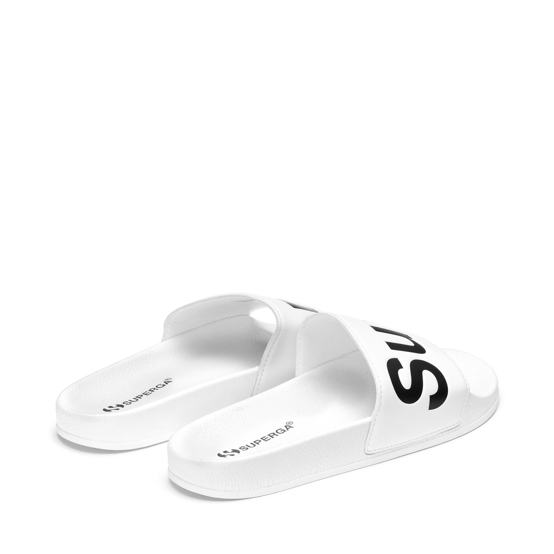 Superga 1908 SLIDES POLYSOFTWHITE-BLACK