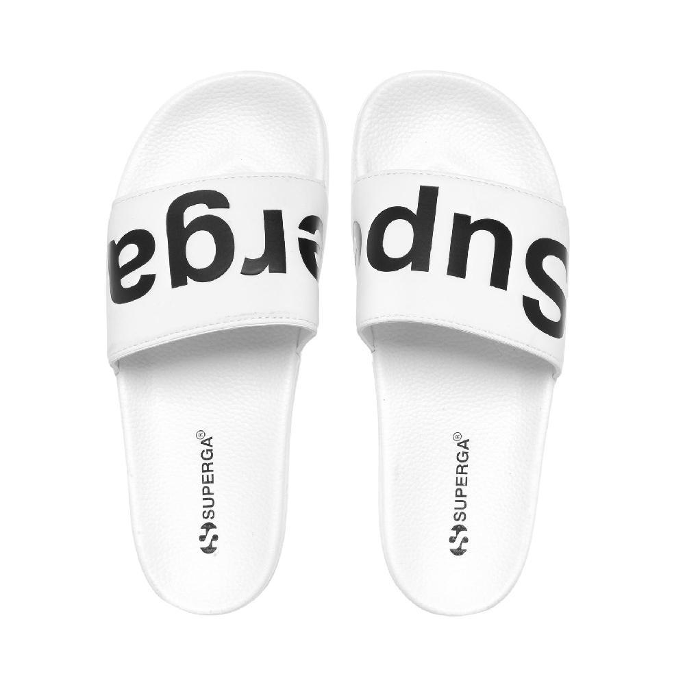 Superga 1908 SLIDES POLYSOFTWHITE-BLACK