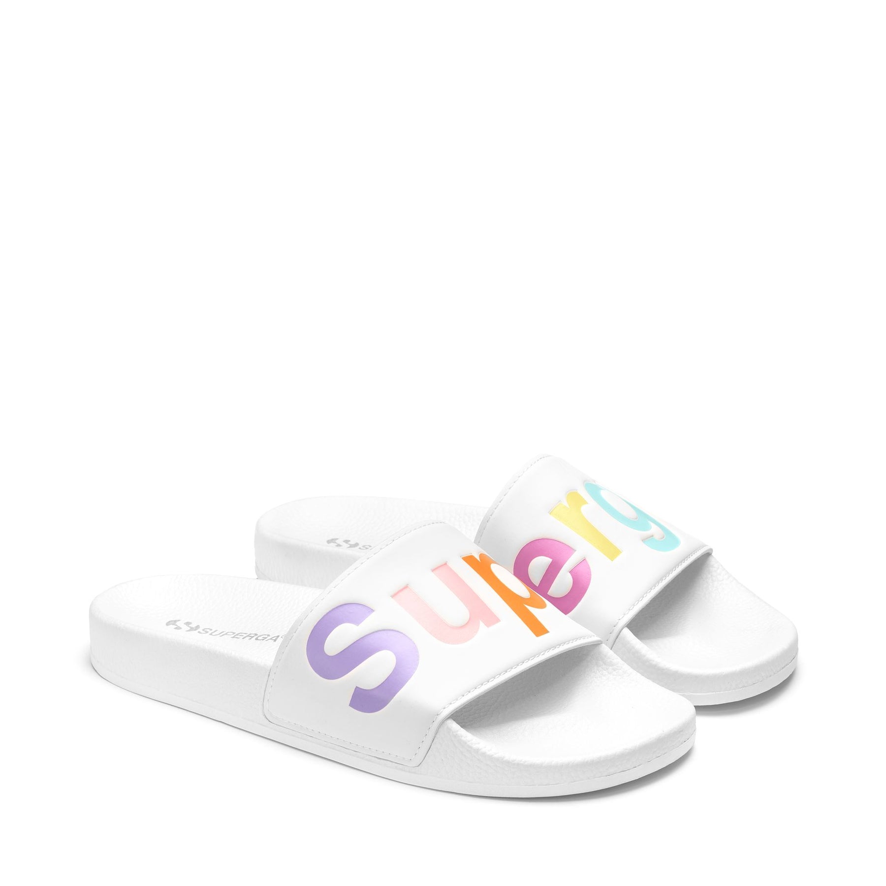 Superga 1908 SLIDES POLYSOFTWHITE-MULTICOLOR