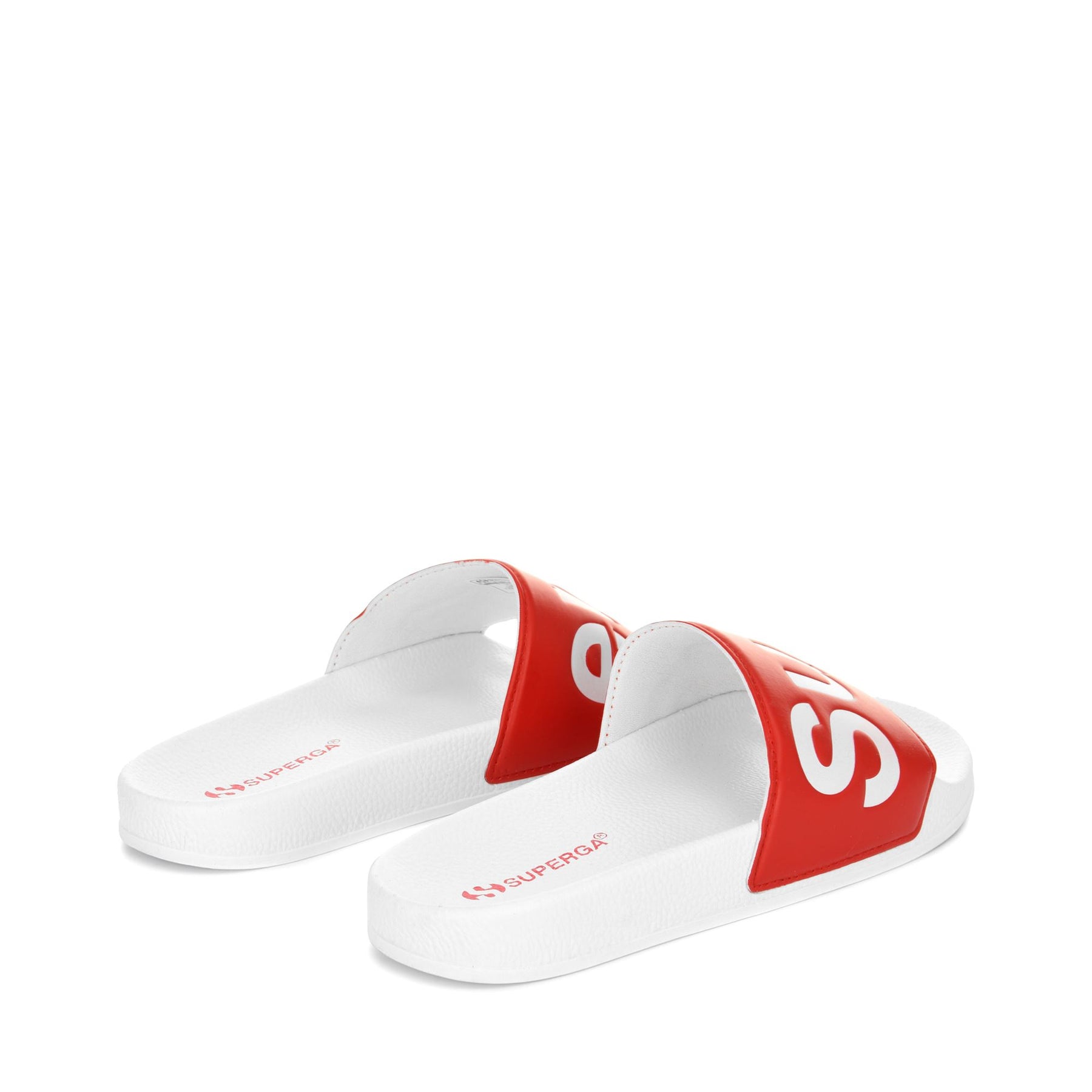 Superga 1908 SLIDES POLYSOFTWHITE-RED