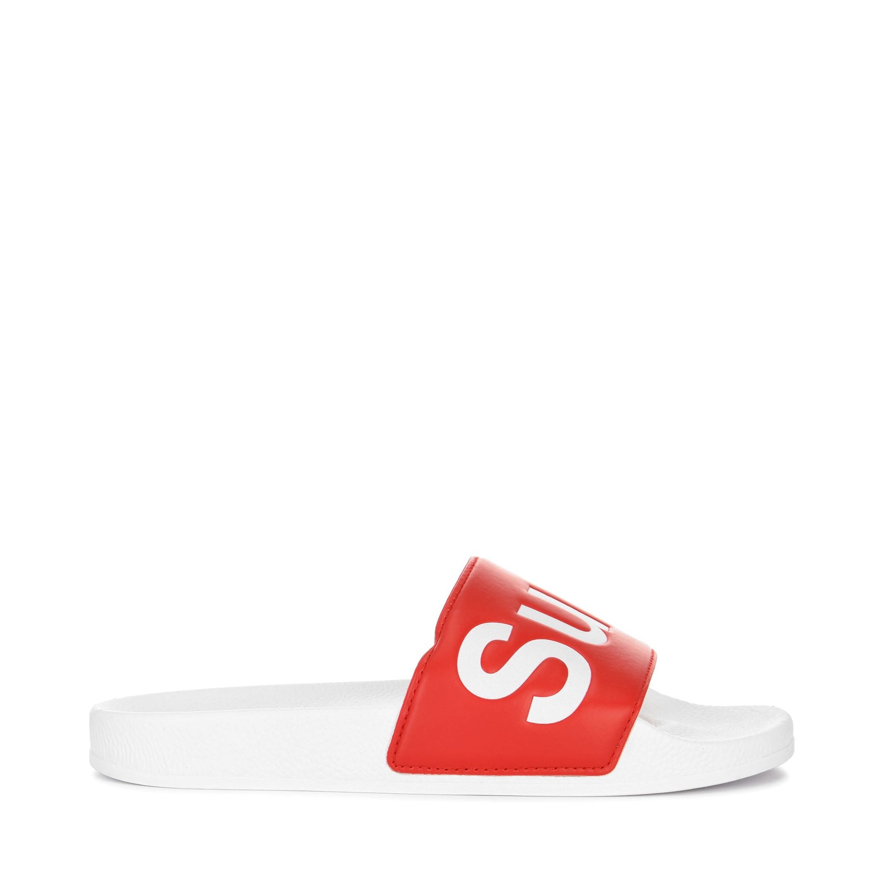 Superga 1908 SLIDES POLYSOFTWHITE-RED