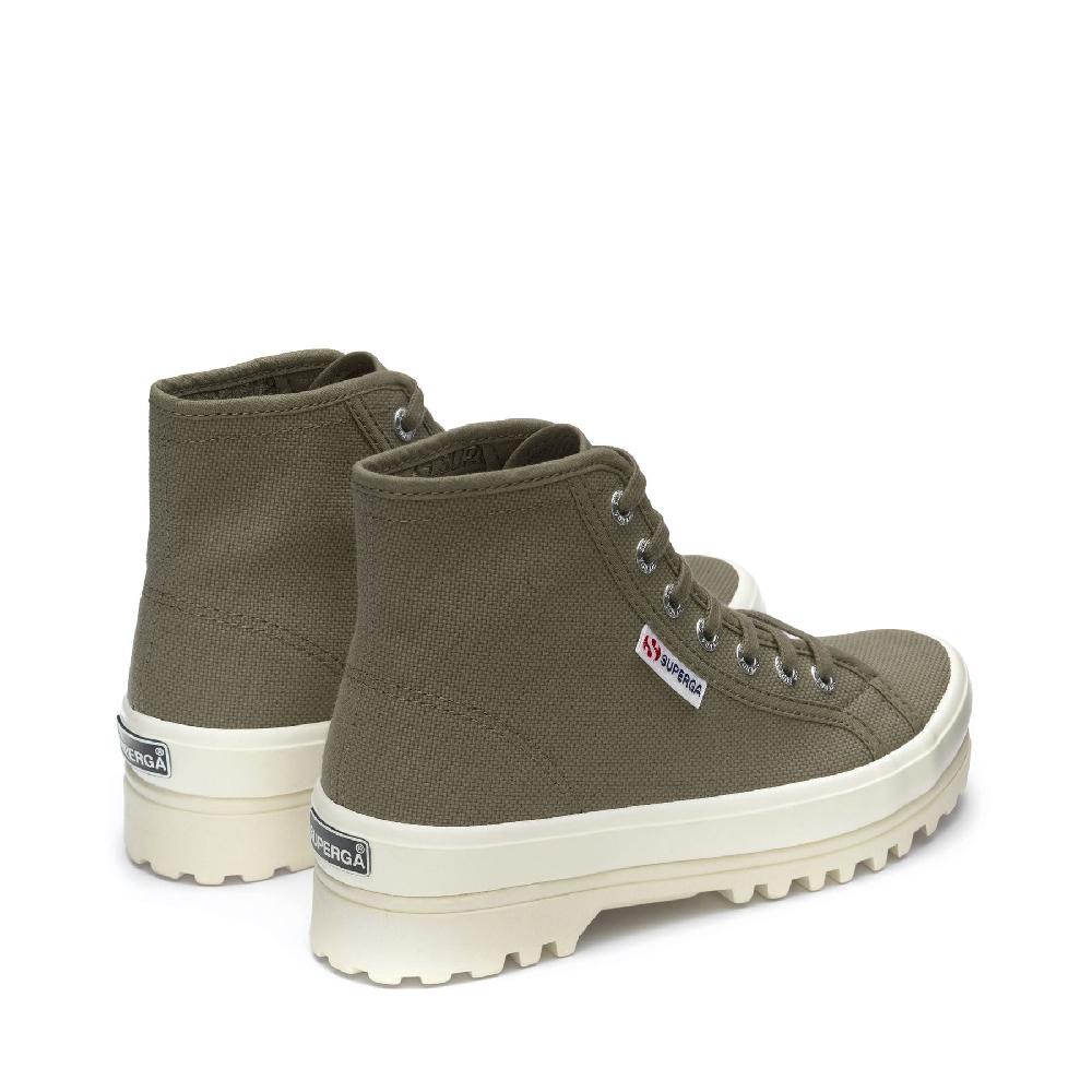 Superga 2341 ALPINAGREEN SAFARI-F AVORIO