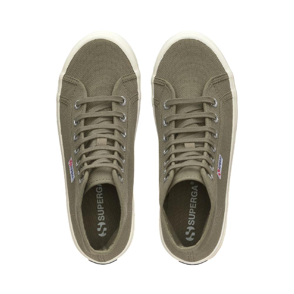 Superga 2341 ALPINAGREEN SAFARI-F AVORIO