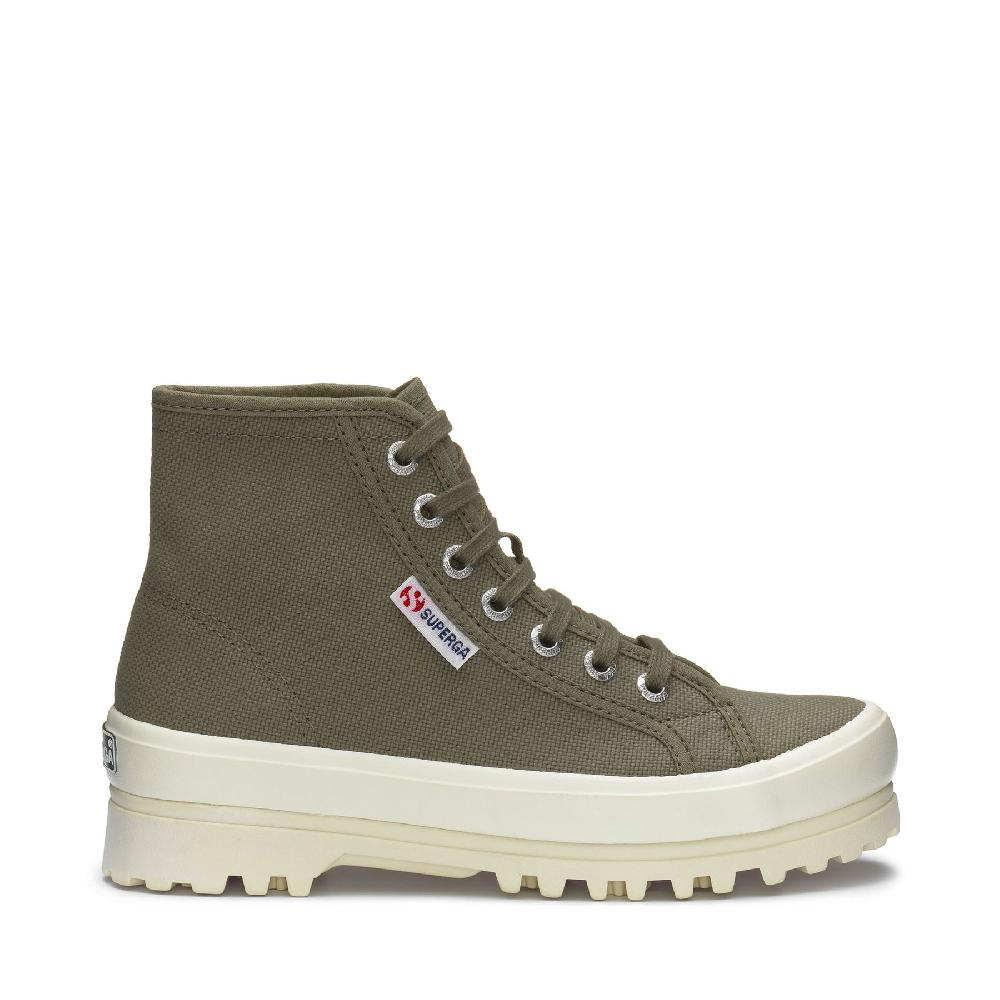 Superga 2341 ALPINAGREEN SAFARI-F AVORIO