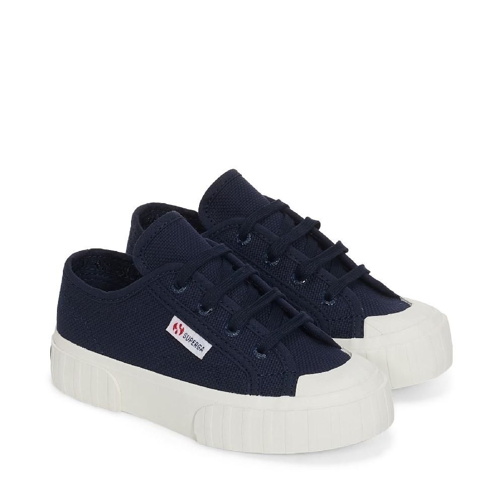 Superga 2630 KIDS STRIPENAVY-FAVORIO
