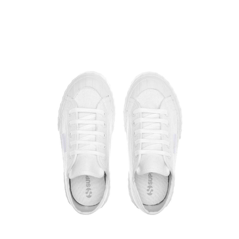 Superga 2630 KIDS STRIPETOTAL WHITE