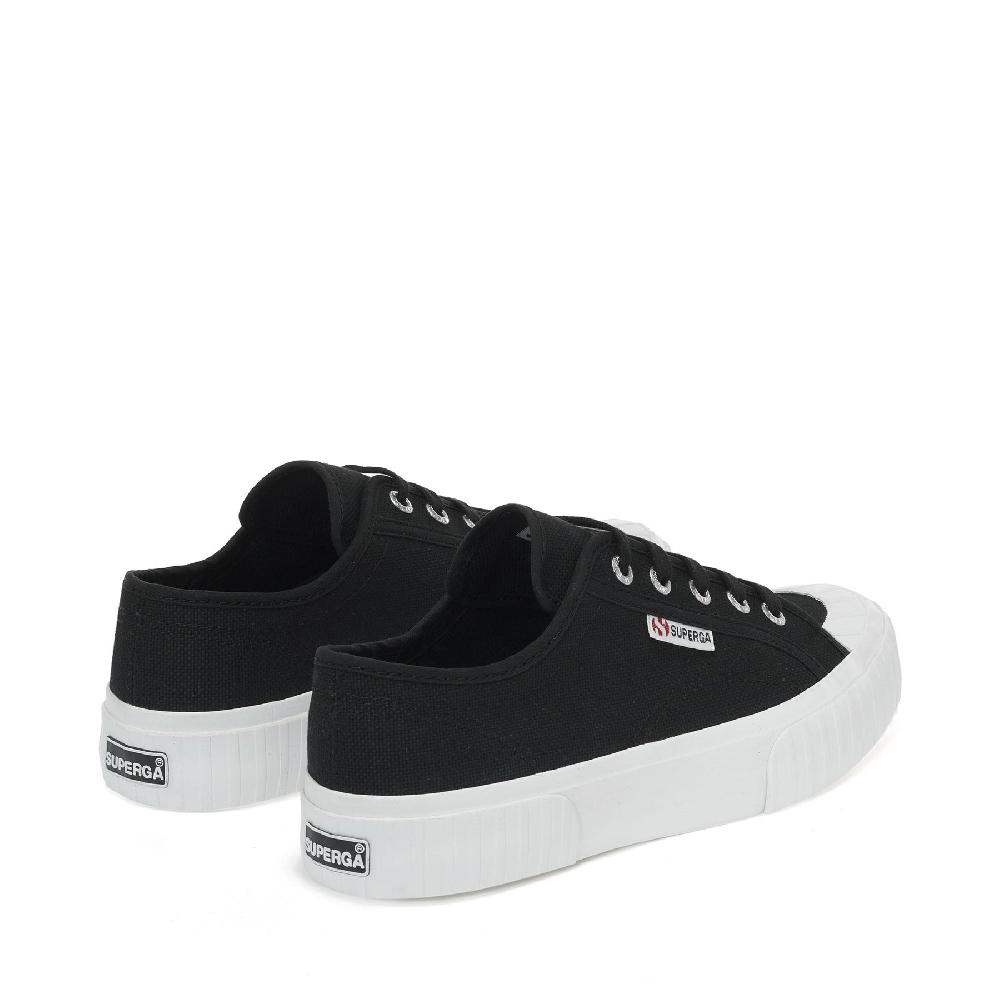Superga 2630 STRIPEBLACK-FWHITE