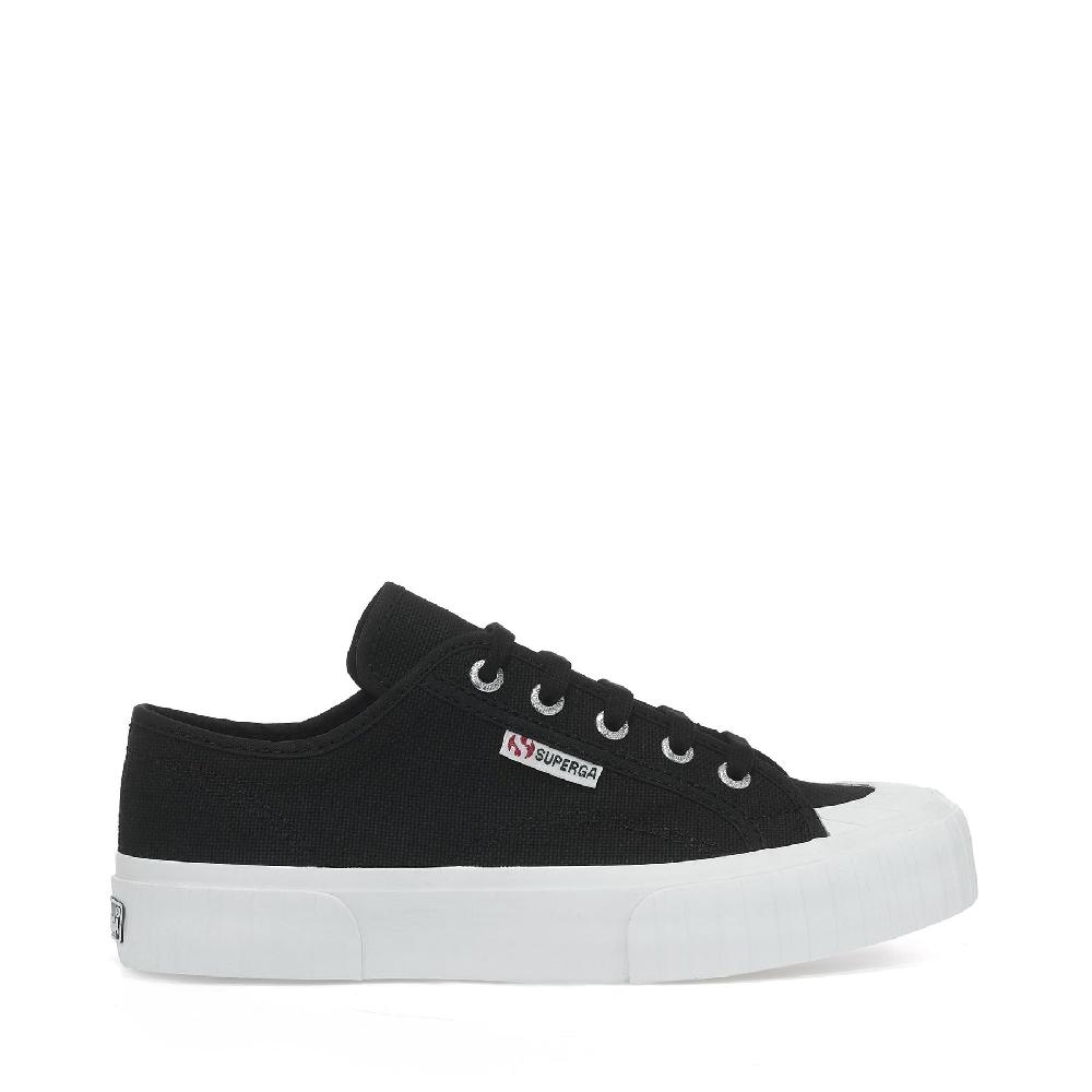 Superga 2630 STRIPEBLACK-FWHITE