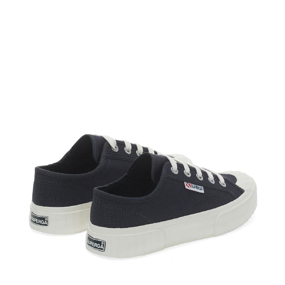 Superga 2630 STRIPEBLUE GREY DK-FAVORIO