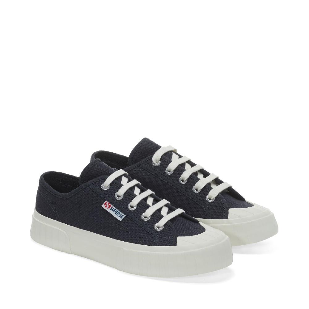Superga 2630 STRIPEBLUE GREY DK-FAVORIO