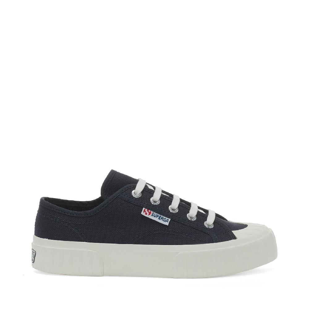 Superga 2630 STRIPEBLUE GREY DK-FAVORIO