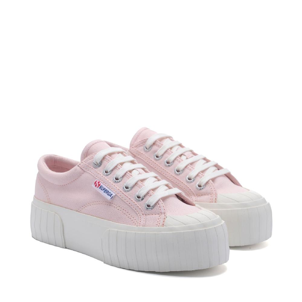 Superga 2631 STRIPE PLATFORMPINK ISH-FAVORIO