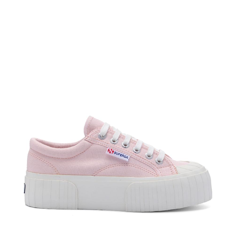 Superga 2631 STRIPE PLATFORMPINK ISH-FAVORIO