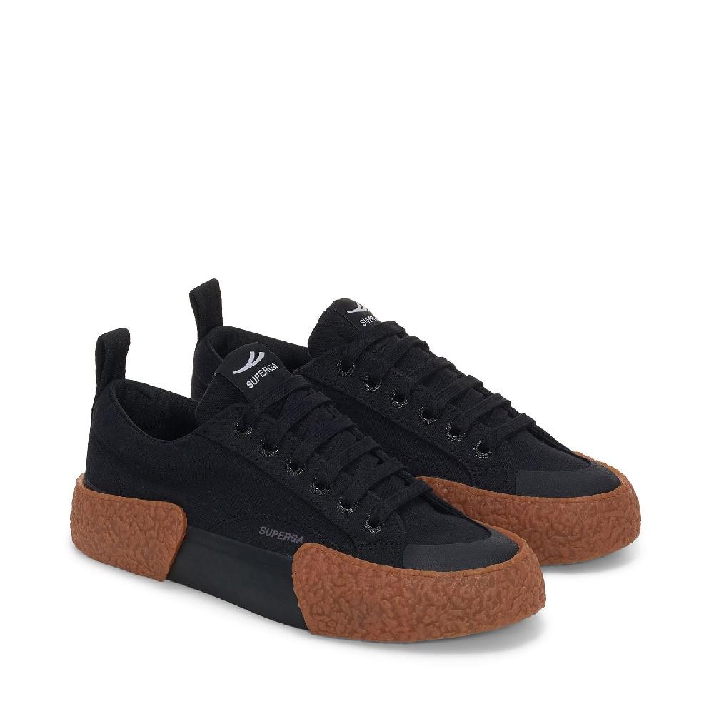 Superga 2660 STRIPE BIG BUMPERSBLACK-GUM