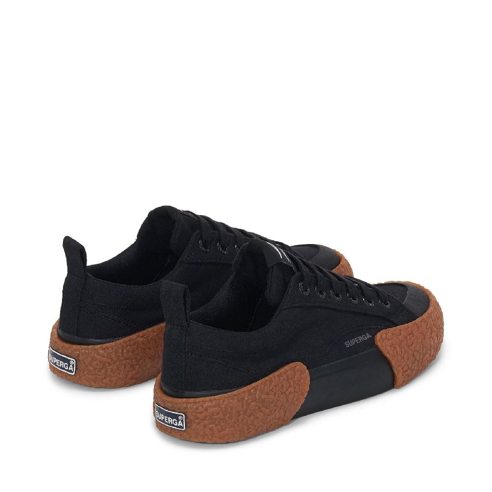 Superga 2660 STRIPE BIG BUMPERSBLACK-GUM