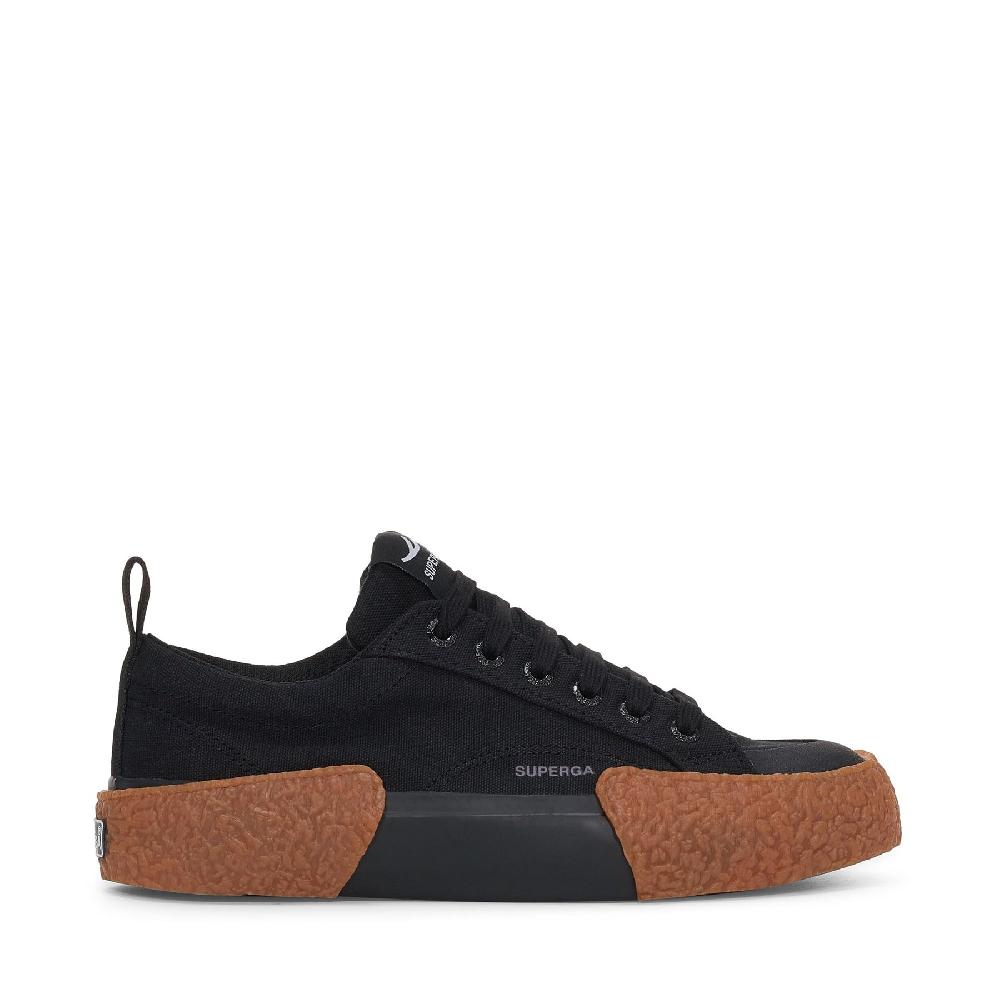 Superga 2660 STRIPE BIG BUMPERSBLACK-GUM